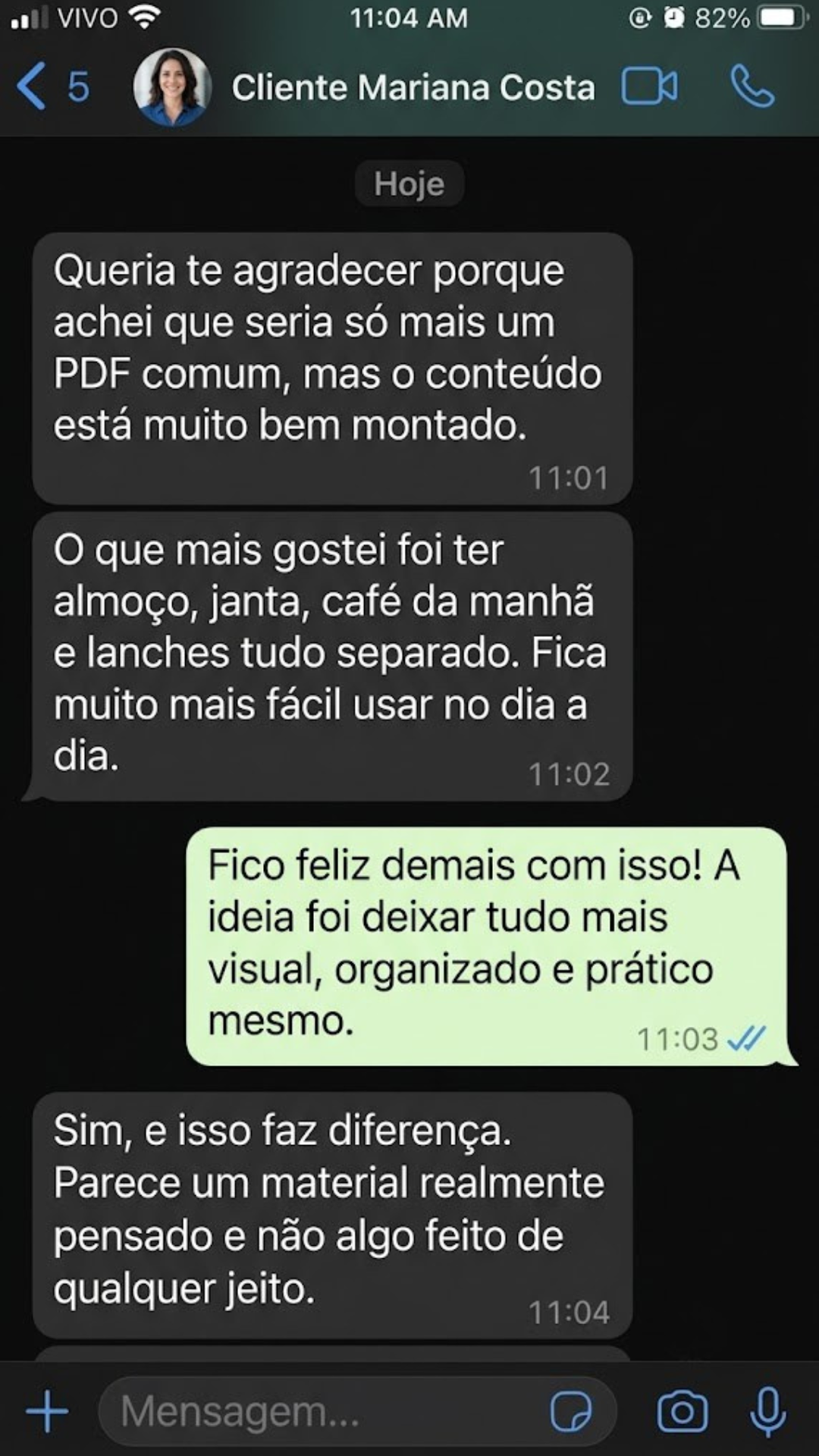 Depoimento de cliente 03