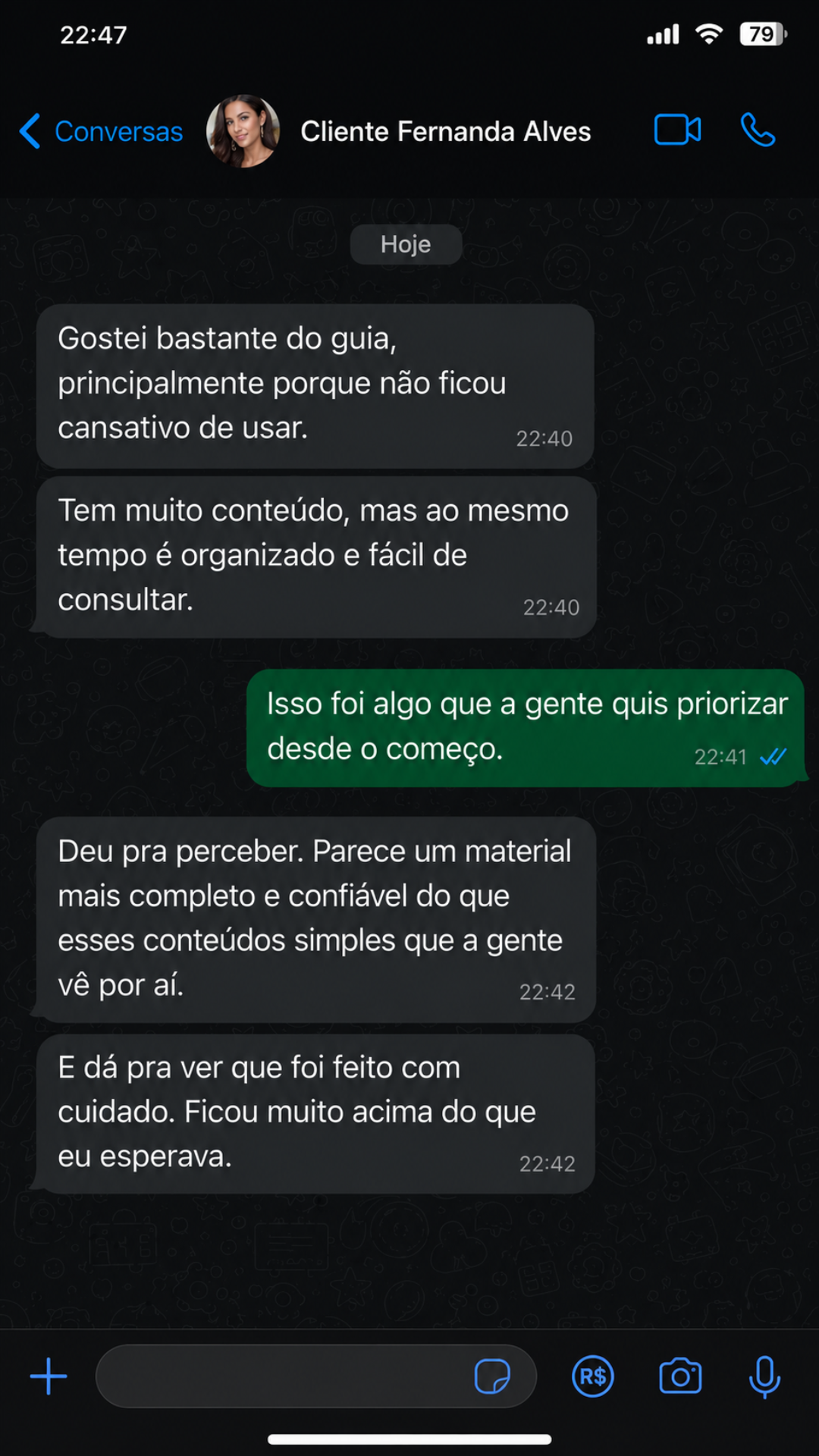 Depoimento de cliente 07